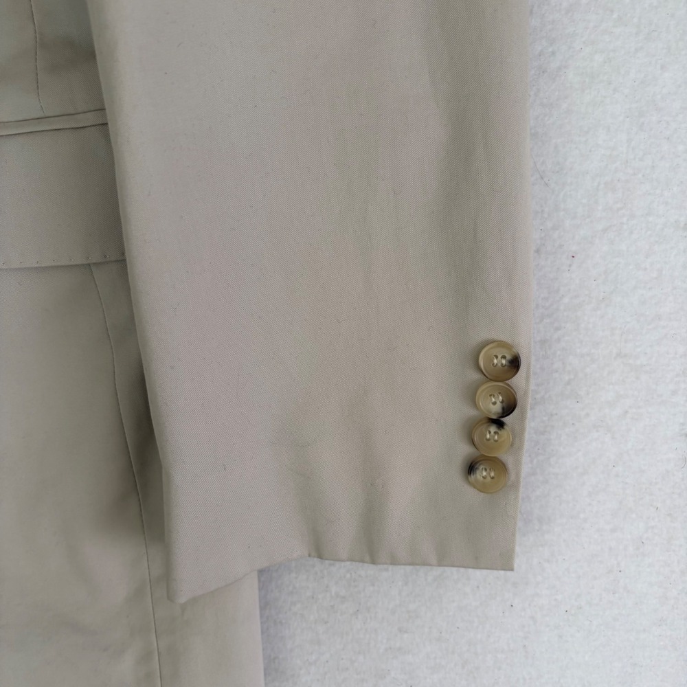 Brooks Brothers 1818 Fitzgerald Cotton Suit Mens 42L W34 Tan Beige 2pc Summer - Picture 3 of 13